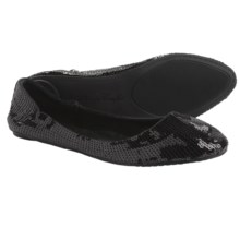 Footzyfolds Spark Burst Shoes - Slip-Ons (For Women) in Black - Closeouts