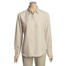 Forest & Hue Carasel Shirt - Reg and Plus Size, Long Sleeve (For Women) in Natural - Closeouts