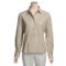 Forest & Hue Stretch Poplin Shirt - Reg and Plus Size, Long Sleeve (For Women) in Stone