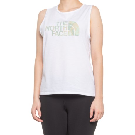 The North Face Foundation Graphic Tank Top (For Women) - TNF WHITE (M )