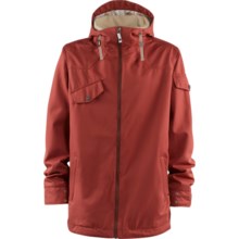 Foursquare Crew Jacket (For Men) in Foursquare Red - Closeouts
