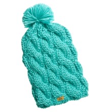 Foursquare Mop Top Beanie Hat (For Women) in Helsinki Blue - Closeouts