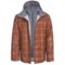 Foursquare Planner Jacket - Waterproof, 3-in-1 (For Men) in Brick Spectrum Plaid