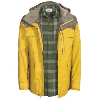 Foursquare Torque Jacket - Waterproof, 3-in-1 (For Men) in Walnut