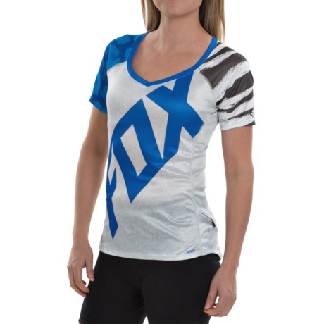 Fox Racing Lynx Cycling Jersey Short Sleeve For Women