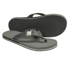 Freewaters Soul Train Sandals - Flip-Flops (For Men) in Dark Grey - Closeouts