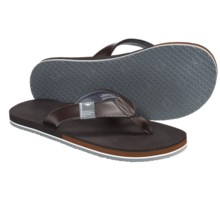 Freewaters The Dude Sandals - Flip-Flops (For Men) in Brown - Closeouts