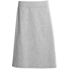 French Terry Skirt - Stretch (For Women) in Heather Grey - 2nds