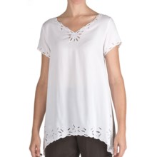 Fresco by Nomadic Traders Handkerchief Shirt - Short Sleeve (For Women) in White - Closeouts
