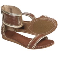 Frye Amelie Two-Piece Sandals - Leather (For Women) in Cognac Multi - Closeouts