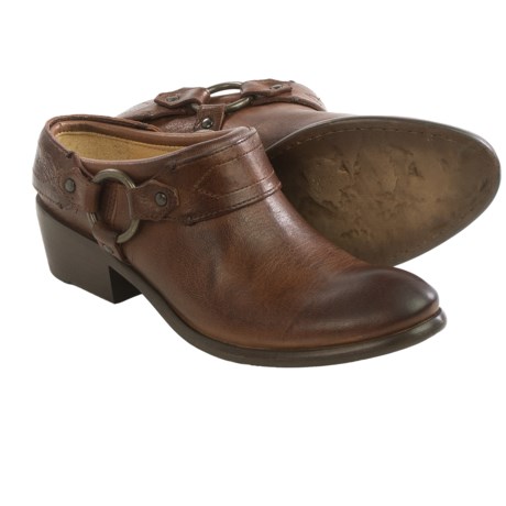 Frye Carson Harness Clogs Leather For Women