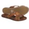 Frye Jacey Huarache Slide Sandals - Leather (For Women) in Cognac Multi