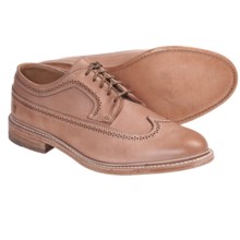 Frye James Wingtip Shoes - Leather (For Men) in Sand - Closeouts