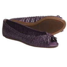 Frye Malorie Woven Peep-Toe Shoes (For Women) in Purple - Closeouts