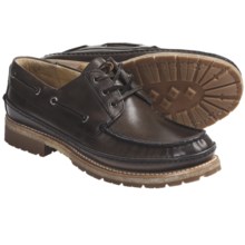 Frye Nolan Low Lace Shoes - Leather (For Men) in Charcoal - Closeouts