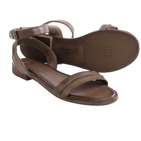 Frye Phillip Seam Ankle Sandals Leather For Women