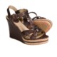 Frye Shay Leaf T-Strap Sandals - Leather (For Women)
