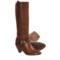 Frye Steffi Harness Boots (For Women) in Cognac