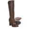 Frye Sylvia Piping Tall Boots (For Women) in Cognac