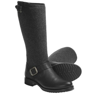 Frye Veronica Boots - Wool-Leather (For Women) in Black