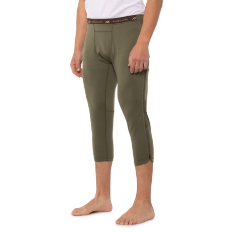First Lite Fuse Zip-Off Base Layer Bottoms - Merino Wool (For Men) - CONIFER (S )
