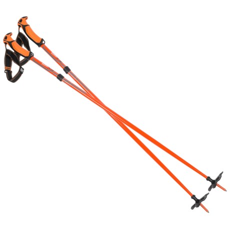 G3 Fixie Aluminum Backcountry Ski Poles 110cm, Fixed Length, Pair