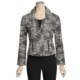 Gabriella Molinari Printed Jacket - Stretch Cotton, Zip Front (For Women)