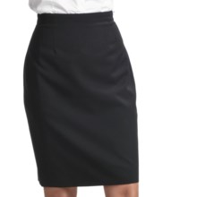 Gabriella Molinari Short Skirt - Worsted Wool (For Petite Women) in Navy - Closeouts