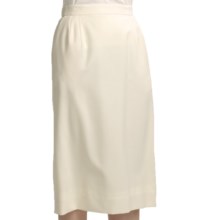 Gabriella Molinari Worsted Wool Skirt (For Women) in White - Closeouts