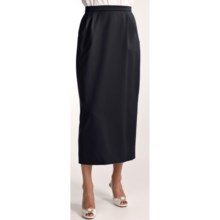 Gabriella Molinari Worsted Wool Skirt - Long (For Women) in Navy - Closeouts
