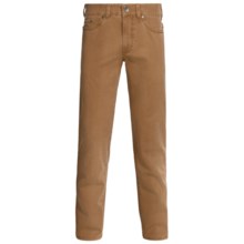 Gardeur Nevio Pants - Washed Cotton Twill (For Men) in Tan - Closeouts