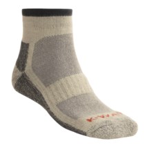 Garmont CoolMax® Quarter-Crew Socks (For Men) in Tan/Charcoal - 2nds
