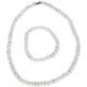 Gemstar Czech Crystal Rondelle Necklace - Matching Bracelet