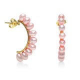 Gemstar Dyed Freshwater Pearl Earrings