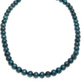 Gemstar Dyed Freshwater Pearl Necklace - 18"