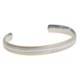 Gemstar Engraved Cuff Bracelet - Stainless Steel