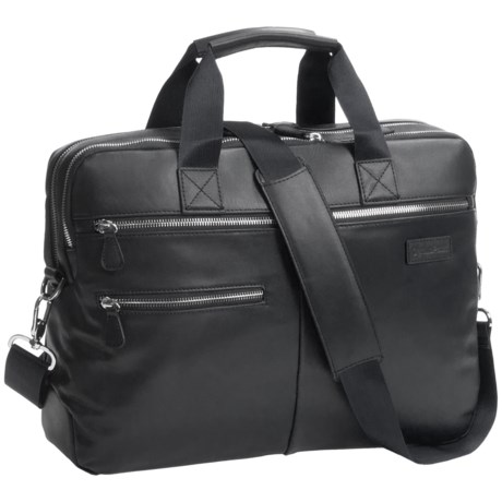 Genius Pack Luxe Leather Entrepreneur Briefcase