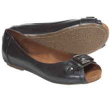 Gentle Souls Bless You Shoes - Peep Toe, Leather (For Women) in Black - Closeouts