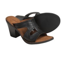 Gentle Souls by Kenneth Cole Gold Inn Sandals - Leather (For Women) in Black - Closeouts