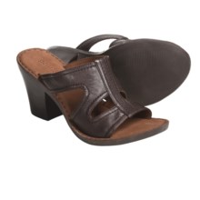 Gentle Souls by Kenneth Cole Gold Inn Sandals - Leather (For Women) in Dark Brown - Closeouts