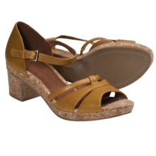 Gentle Souls Mello Tone Platform Sandals (For Women) in Cashew - Closeouts