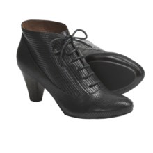 Gentle Souls Ruffina Ankle Boots -Leather (For Women) in Black - Closeouts
