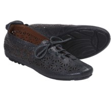 Gentle Souls Sol Zest Oxford Shoes - Laser Cut (For Women) in Black Nubuck - Closeouts