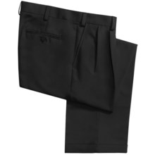 Geoffrey Beene Sorbtek Pants - Wrinkle Resistant, Pleated (For Men) in Black - Closeouts