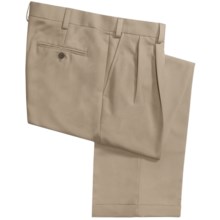 Geoffrey Beene Sorbtek Pants - Wrinkle Resistant, Pleated (For Men) in Khaki - Closeouts