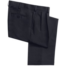 Geoffrey Beene Sorbtek Pants - Wrinkle Resistant, Pleated (For Men) in Navy - Closeouts