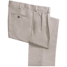 Geoffrey Beene Sorbtek Pants - Wrinkle Resistant, Pleated (For Men) in Stone - Closeouts