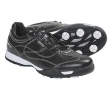 Geox Fusion Aura Golf Shoes - Waterproof (For Women) in Black/White - Closeouts