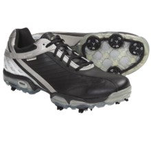 Geox Protech Matrix Golf Shoes - Waterproof (For Men) in Black/Silver - Closeouts