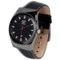 GF Ferre Textured Dial Watch - Date Window at 6 O’Clock in Black/Black